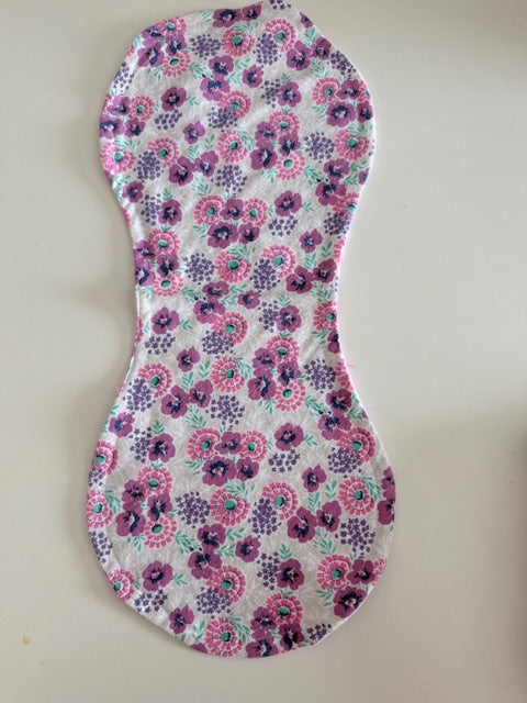 Floral Burp Rag